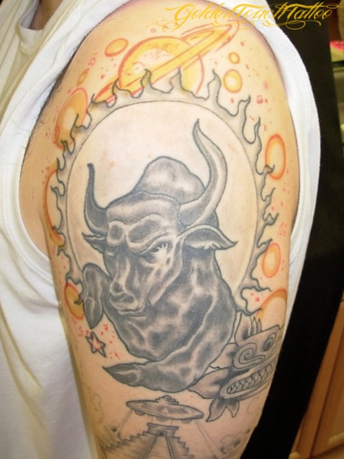 pyramid tattoos. Tags: tattoo, bull, tattoos,